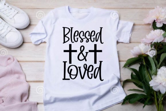 Blessed Loved SVG for Crafts and Commercial Design