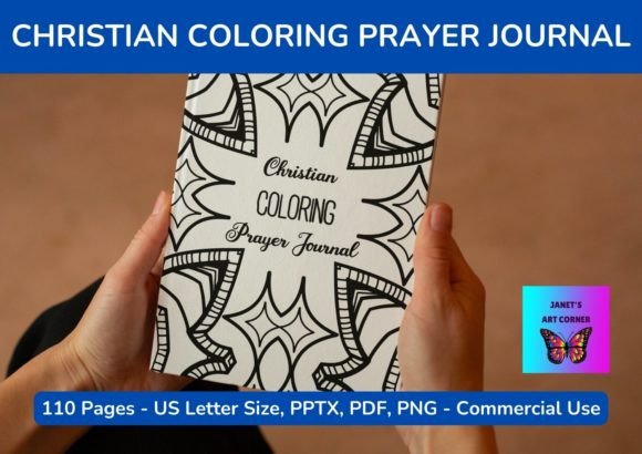 Christian Coloring Prayer Journal Review for Print Templates
