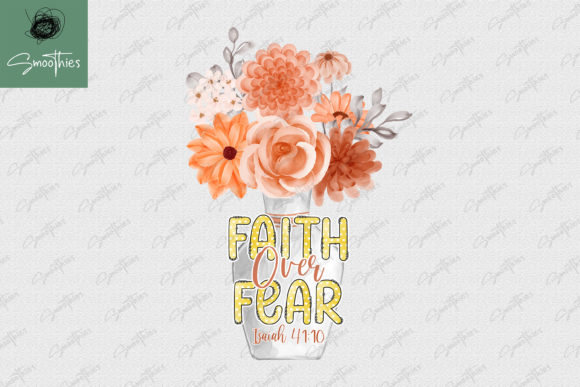 Faith over Fear Jesus Sublimation for Crafts