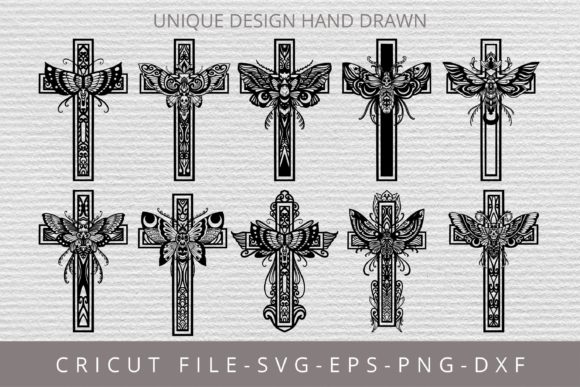 Fancy Cross SVG & Christian Cross SVG for Crafts
