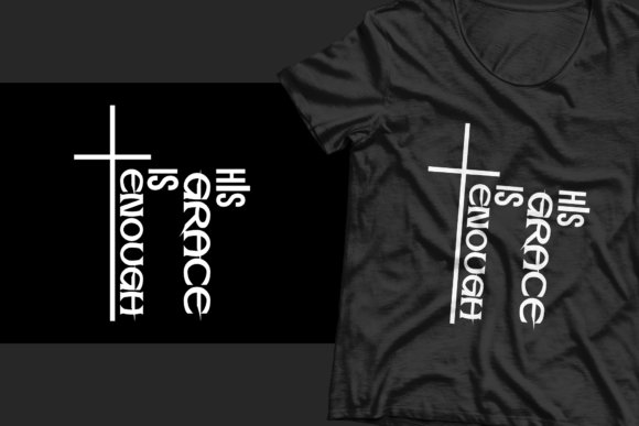 His Grace Is Enough – Jesus SVG for Real Embroidery