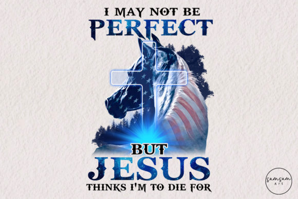 Horse Jesus PNG Sublimation for Crafts