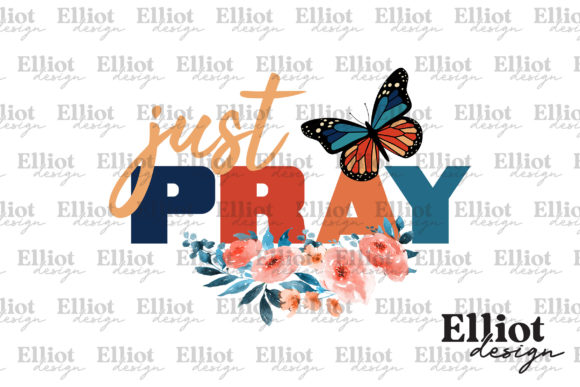 Just Pray Retro Christian Sublimation: Design Review